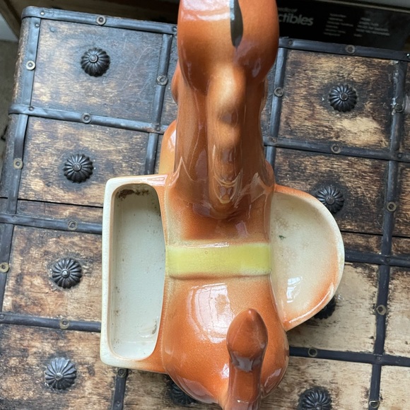 Vintage Kitschy 1950’s Donkey Ceramic Planter - Picture 5 of 7